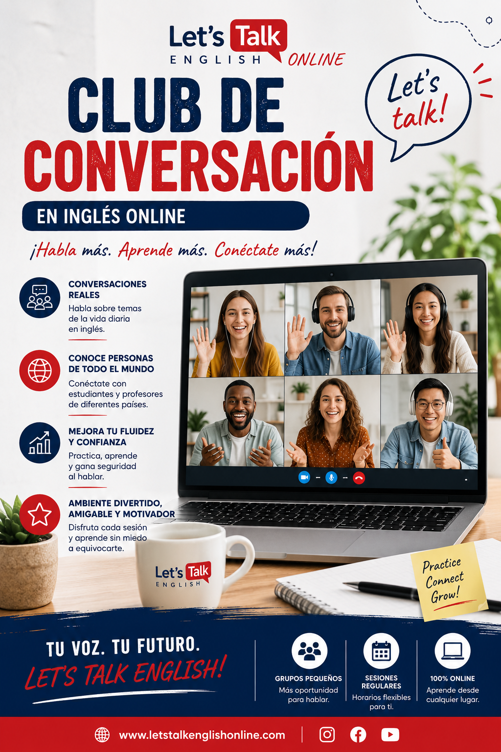 practicar inglés virtual